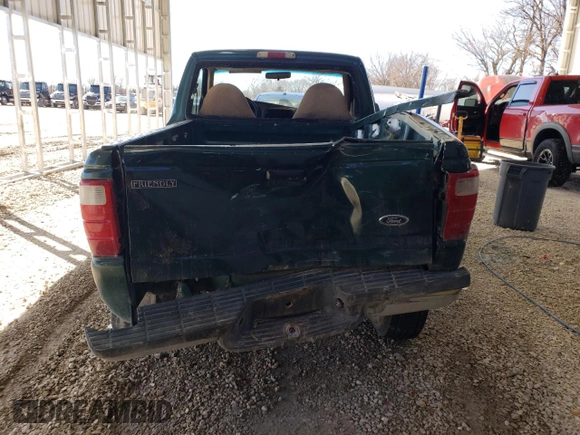 2000 Ford Ranger XL with VIN 1FTYR10V6YPB83482, listed as a Copart auction lot 47264635 with 0 mi miles and Salvage Title. Bid and sale history available at carsss.com. Image 6.