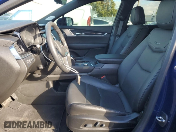 2023 Cadillac XT5 AWD Premium Luxury with VIN 1GYKNDR49PZ135890, listed as a Copart auction lot 79808584 with 21,708 mi miles and Salvage Title. Bid and sale history available at DreamBid. Image 7.
