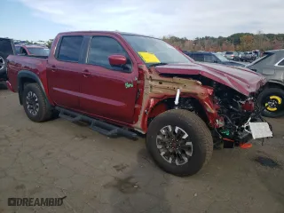 2023 Nissan Frontier SV with VIN 1N6ED1EK6PN638144, listed as a Copart auction lot 76092204 with 6,523 mi miles and Salvage Title. Bid and sale history available at carsss.com. Image 4.