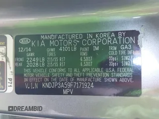 2015 Kia Soul + with VIN KNDJP3A59F7171924, listed as a IAAI auction lot 41871820 with 84,178 mi miles. Bid and sale history available at carsss.com. Image 9.