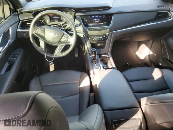 2023 Cadillac XT5 AWD Premium Luxury with VIN 1GYKNDR49PZ135890, listed as a Copart auction lot 79808584 with 21,708 mi miles and Salvage Title. Bid and sale history available at DreamBid. Image 8.