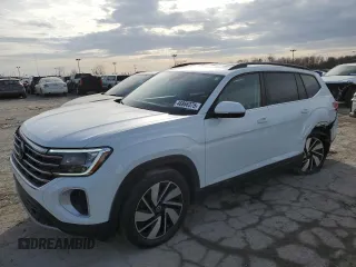 2024 Volkswagen Atlas SE z VIN 1V2HR2CA3RC500835, wystawiony jako Copart lot #46866375 z przebiegiem 19 113 mil mil oraz Szkoda całkowita • Salvage title. Historia ofert i sprzedaży dostępna na DreamBid. Obrazek 1.