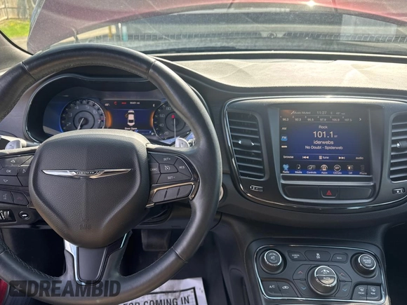 2015 Chrysler 200 S with VIN 1C3CCCBG4FN727223, listed as a Copart auction lot 54967785 with 90,451 mi miles and Clean Title. Bid and sale history available at carsss.com. Image 9.