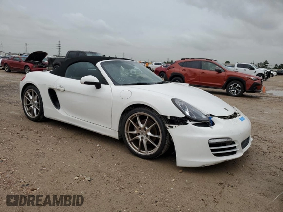 2013 Porsche Boxster z VIN WP0CA2A85DS110160, wystawiony jako Copart lot #63689574 z przebiegiem 32 678 mil mil oraz Szkoda całkowita • Salvage title. Historia ofert i sprzedaży dostępna na DreamBid. Obrazek 4.