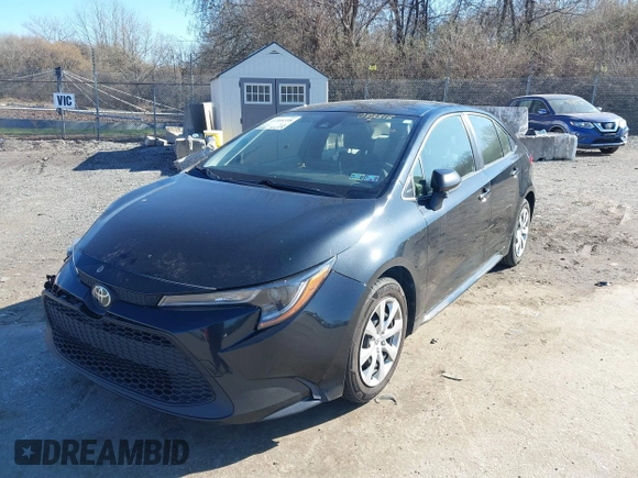 2020 Toyota Corolla LE with VIN JTDEPRAEXLJ082818, listed as a IAAI auction lot 41908598 with 88,781 mi miles. Bid and sale history available at carsss.com. Image 17.