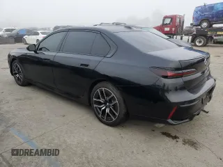 2024 BMW 7 Series 740i с VIN WBA23EH03RCP67352, выставлен на аукционе Copart как лот 78083904 с пробегом 2 871 миль миль и Чистый • Clean title. История ставок и продаж доступна на DreamBid. Изображение 2.