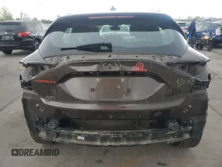 2019 Infiniti QX30 Luxe with VIN SJKCH5CR1KA009121, listed as a Copart auction lot 55252695 with 95,931 mi miles and Salvage title. Bid and sale history available at DreamBid. Image 6.