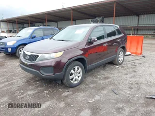 2012 Kia Sorento LX with VIN 5XYKT3A17CG232232, listed as a IAAI auction lot 42086474 with 134,734 mi miles. Bid and sale history available at carsss.com. Image 2.