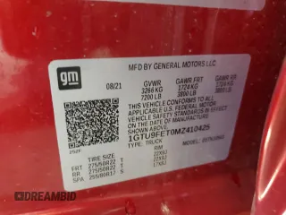 2021 GMC Sierra 1500 Denali z VIN 1GTU9FET0MZ410425, wystawiony jako Copart lot #52823795 z przebiegiem 47 222 mil mil oraz Szkoda całkowita • Salvage title. Historia ofert i sprzedaży dostępna na DreamBid. Obrazek 15.