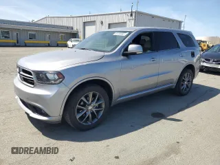 2017 Dodge Durango GT z VIN 1C4RDJDG1HC623145, wystawiony jako Copart lot #53735885 z przebiegiem 128 740 mil mil oraz Szkoda całkowita • Salvage title. Historia ofert i sprzedaży dostępna na DreamBid. Obrazek 1.