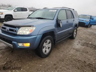 2003 Toyota 4Runner SR5 with VIN JTEBT14R338006231, listed as a Copart auction lot 43762555 with 232,533 mi miles and Salvage Title. Bid and sale history available at carsss.com. Image 1.