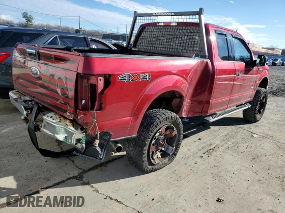 2016 Ford F-150 XLT z VIN 1FTEX1EP6GFA57520, wystawiony jako Copart lot #85988294 z przebiegiem 150 353 mil mil oraz Szkoda całkowita • Salvage title. Historia ofert i sprzedaży dostępna na DreamBid. Obrazek 3.