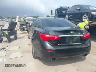 2015 Infiniti Q50 Premium with VIN JN1BV7AR6FM420057, listed as a IAAI auction lot 42045172 with 119,443 mi miles. Bid and sale history available at carsss.com. Image 3.