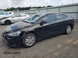 2017 Hyundai Elantra SE with VIN KMHD74LF4HU403287, listed as a Copart auction lot 63673065 with 98,362 mi miles and Salvage title. Bid and sale history available at DreamBid. Image 1.