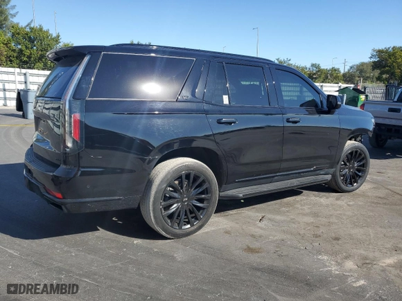 2021 Cadillac Escalade RWD Premium Luxury with VIN 1GYS3BKL4MR430046, listed as a Copart auction lot 83361374 with 57,230 mi miles and Salvage Title. Bid and sale history available at carsss.com. Image 3.