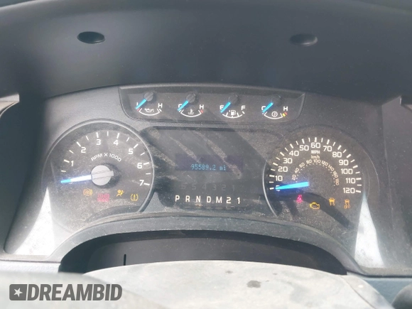 2014 Ford F-150 XL with VIN 1FTFX1CF8EKE66105, listed as a IAAI auction lot 42201442 with 95,589 mi miles and . Bid and sale history available at DreamBid. Image 7.