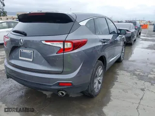 2020 Acura RDX w/Technology Pkg with VIN 5J8TC1H58LL012668, listed as a IAAI auction lot 41736472 with 1 mi miles. Bid and sale history available at carsss.com. Image 4.