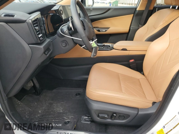 2024 Lexus NX 350h Luxury with VIN JTJHKCEZ6R2035436, listed as a Copart auction lot 53672415 with 10,517 mi miles and Salvage title. Bid and sale history available at DreamBid. Image 7.