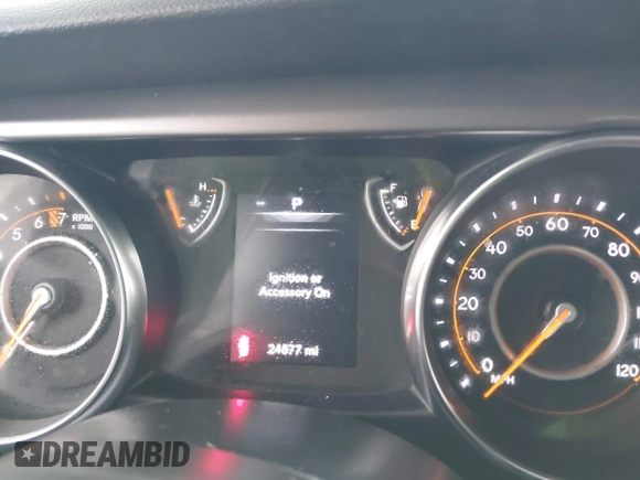 2022 Jeep Wrangler Unlimited Sport with VIN 1C4HJXDG1NW251565, listed as a IAAI auction lot 41163076 with 24,877 mi miles and . Bid and sale history available at DreamBid. Image 7.