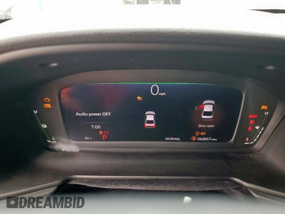 2023 Honda Accord Sport with VIN 1HGCY2F55PA017872, listed as a Copart auction lot 53795605 with 62,857 mi miles and Salvage title. Bid and sale history available at DreamBid. Image 9.