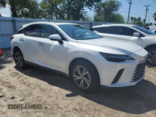 2023 Lexus RX with VIN JTJCHMAA9P2001681, listed as a Copart auction lot 73763804 with Not Provided miles and Non Repairable. Bid and sale history available at carsss.com. Image 4.