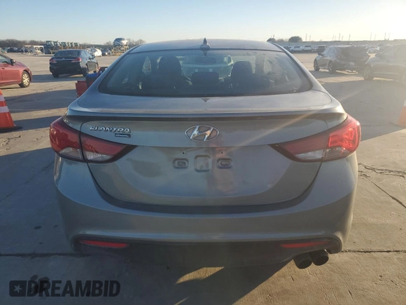 2014 Hyundai Elantra Coupe with VIN KMHDH6AH4EU029370, listed as a Copart auction lot 86693434 with 117,175 mi miles and Salvage Title. Bid and sale history available at carsss.com. Image 6.