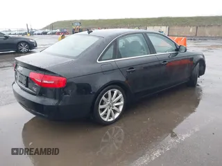 2013 Audi A4 Premium Plus with VIN WAUFFAFL1DN030548, listed as a IAAI auction lot 41523842 with 60,011 mi miles. Bid and sale history available at carsss.com. Image 4.