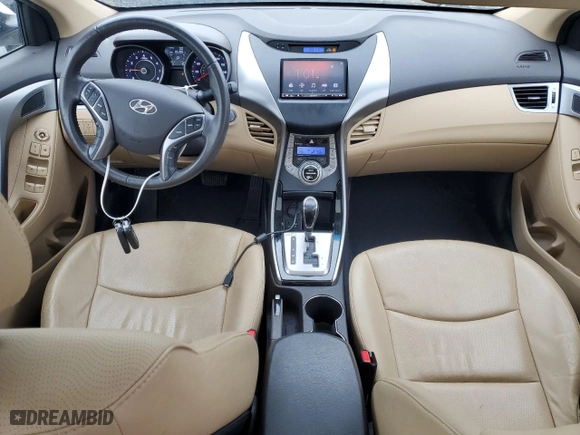2013 Hyundai Elantra Limited with VIN 5NPDH4AE2DH231535, listed as a Copart auction lot 44438965 with 86,386 mi miles and Salvage Title. Bid and sale history available at carsss.com. Image 8.