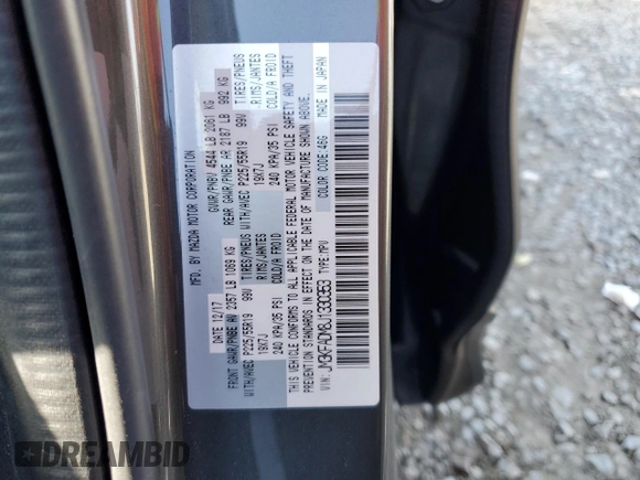 2018 Mazda CX-5 Grand Touring with VIN JM3KFADM8J1330353, listed as a Copart auction lot 54752325 with 96,577 mi miles and Salvage Title. Bid and sale history available at DreamBid. Image 14.