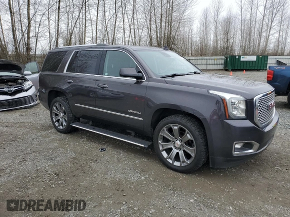 2015 GMC Yukon Denali with VIN 1GKS2CKJ7FR565008, listed as a Copart auction lot 48765355 with 191,606 mi miles and Clean Title. Bid and sale history available at carsss.com. Image 4.