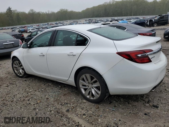2016 Buick Regal Premium I with VIN 2G4GR5EX7G9175980, listed as a Copart auction lot 55817555 with 133,204 mi miles and Salvage title. Bid and sale history available at DreamBid. Image 2.