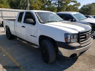 2007 GMC Sierra 1500 SLE1 with VIN 2GTEC19C471574261, listed as a Copart auction lot 77974174 with 197,683 mi miles and Salvage Title. Bid and sale history available at carsss.com. Image 4.