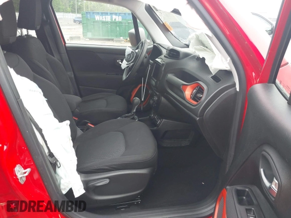 2018 Jeep Renegade Sport with VIN ZACCJBAB1JPH59581, listed as a IAAI auction lot 42115576 with 115,576 mi miles and . Bid and sale history available at DreamBid. Image 5.