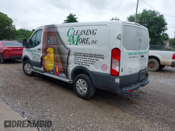 2015 Ford Transit Cargo with VIN 1FTNR1ZM7FKA88758, listed as a IAAI auction lot 42343294 with 133,914 mi miles and . Bid and sale history available at DreamBid. Image 3.