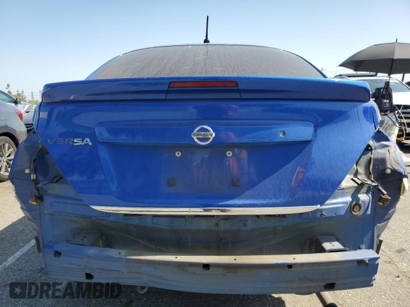 2017 Nissan Versa S Plus with VIN 3N1CN7AP7HL892283, listed as a Copart auction lot 61260695 with 193,544 mi miles and Salvage title. Bid and sale history available at DreamBid. Image 6.