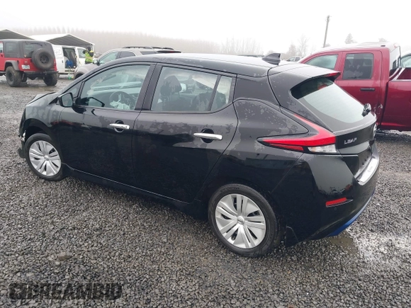 2022 Nissan LEAF S with VIN 1N4AZ1BV1NC562025, listed as a IAAI auction lot 41355907 with 26,350 mi miles and . Bid and sale history available at DreamBid. Image 3.