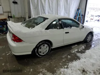 2004 Honda Civic VP with VIN 1HGEM22124L002849, listed as a Copart auction lot 87363654 with 140,665 mi miles and Salvage Title. Bid and sale history available at carsss.com. Image 3.