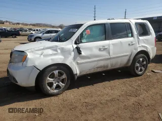 2014 Honda Pilot EX-L with VIN 5FNYF4H7XEB016404, listed as a Copart auction lot 45796015 with Not provided miles and Salvage title. Bid and sale history available at DreamBid. Image 1.