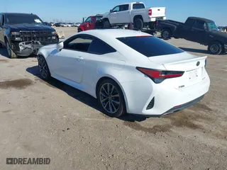 2019 Lexus RC with VIN JTHHZ5BC9K5021317, listed as a IAAI auction lot 41626865 with 81,230 mi miles. Bid and sale history available at carsss.com. Image 3.