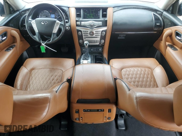 2019 Infiniti QX80 LUXE with VIN JN8AZ2NE2K9229566, listed as a Copart auction lot 71170974 with 58,629 mi miles and Salvage Title. Bid and sale history available at carsss.com. Image 8.