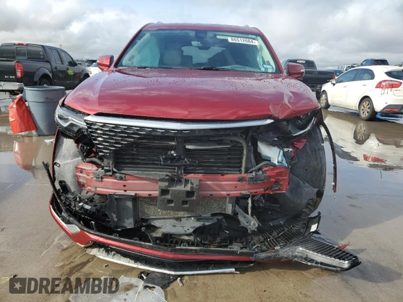 2022 Cadillac XT6 Premium Luxury with VIN 1GYKPCRS7NZ115394, listed as a Copart auction lot 86512084 with 17,310 mi miles and Salvage Title. Bid and sale history available at carsss.com. Image 5.