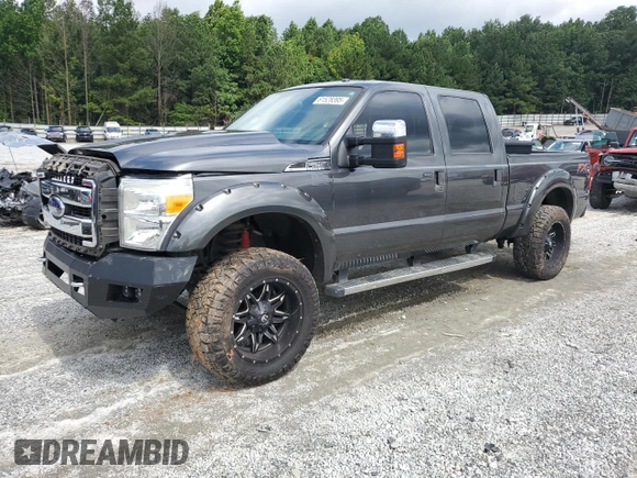 2016 Ford F-250 Lariat with VIN 1FT7W2B68GEC48911, listed as a Copart auction lot 61528395 with 189,294 mi miles and Salvage title. Bid and sale history available at DreamBid. Image 1.