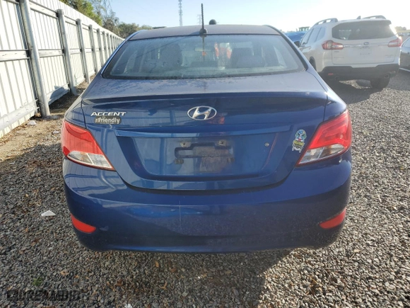 2015 Hyundai Accent GLS with VIN KMHCT4AEXFU803143, listed as a Copart auction lot 48621035 with 71,438 mi miles and Salvage Title. Bid and sale history available at carsss.com. Image 6.