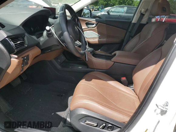 2024 Acura RDX Technology with VIN 5J8TC2H52RL007013, listed as a Copart auction lot 55810825 with 33,050 mi miles and Salvage title. Bid and sale history available at DreamBid. Image 7.