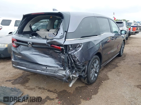 2025 Honda Odyssey Touring с VIN 5FNRL6H89SB014432, выставлен на аукционе IAAI как лот 41893957 с пробегом 3 082 миль миль и . История ставок и продаж доступна на DreamBid. Изображение 4.