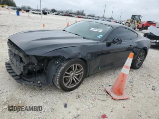 2015 Ford Mustang EcoBoost with VIN 1FA6P8TH7F5353133, listed as a Copart auction lot 43984565 with 113,603 mi miles and Salvage Title. Bid and sale history available at carsss.com. Image 1.