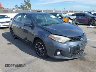 2016 Toyota Corolla L with VIN 5YFBURHE8GP405511, listed as a IAAI auction lot 41981727 with 175,000 mi miles. Bid and sale history available at carsss.com. Image 1.
