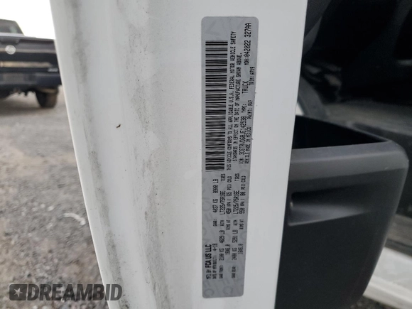 2018 Ram ProMaster Cargo with VIN 3C6TRVDG8JE142538, listed as a Copart auction lot 81905134 with 85,675 mi miles and Salvage Title. Bid and sale history available at DreamBid. Image 14.