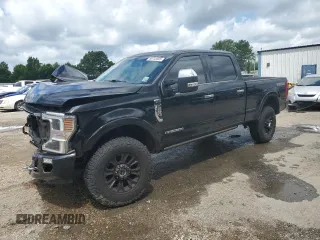 2021 Ford F-250 XL with VIN 1FT8W2BT6MEC26458, listed as a Copart auction lot 60745865 with 103,527 mi miles and Salvage title. Bid and sale history available at DreamBid. Image 1.