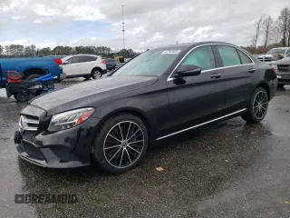 2020 Mercedes-Benz C with VIN WDDWF8DB2LR527871, listed as a Copart auction lot 47757005 with 71,253 mi miles and Salvage Title. Bid and sale history available at carsss.com. Image 1.